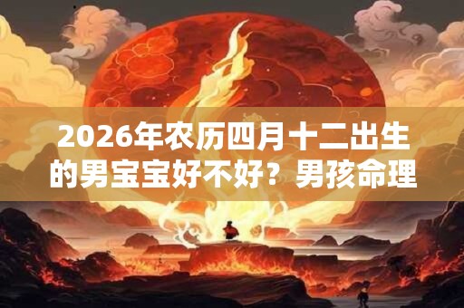 2026年农历四月十二出生的男宝宝好不好？男孩命理解析大全