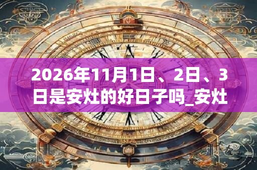 2026年11月1日、2日、3日是安灶的好日子吗_安灶可以吗 2026年11月1日、2日、3日是安灶的好日子吗_安灶可以吗
