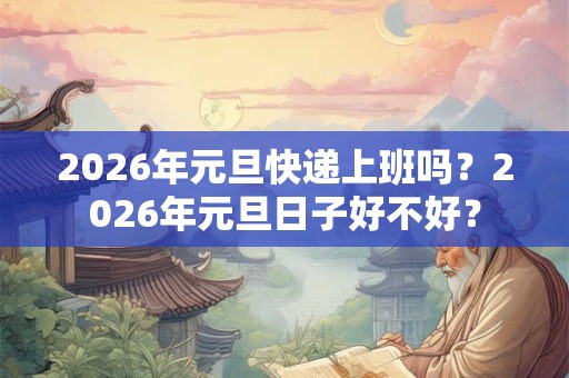 2026年元旦快递上班吗?2026年元旦日子好不好? 2026年元旦快递上班吗?2026年元旦日子好不好?