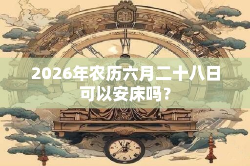 2026年农历六月二十八日可以安床吗？