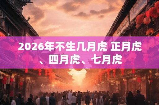 2026年不生几月虎 正月虎、四月虎、七月虎