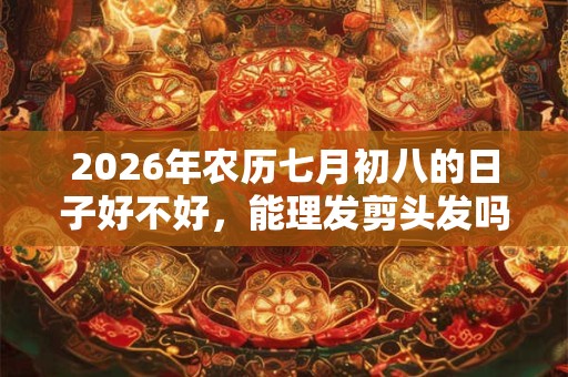 2026年农历七月初八的日子好不好，能理发剪头发吗？