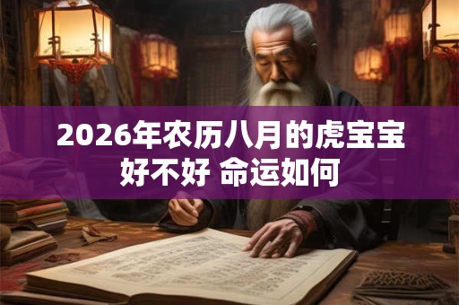 2026年农历八月的虎宝宝好不好 命运如何