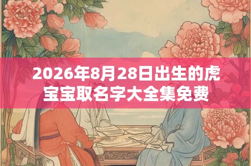 2026年8月28日出生的虎宝宝取名字大全集免费