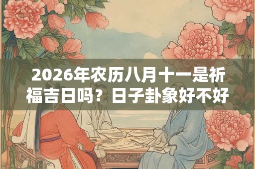 2026年农历八月十一是祈福吉日吗？日子卦象好不好？