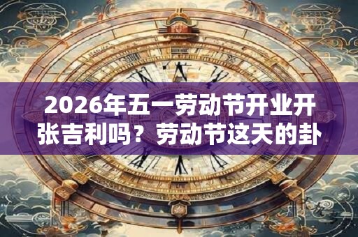 2026年五一劳动节开业开张吉利吗?劳动节这天的卦象如何? 2026年五一劳动节开业开张吉利吗?劳动节这天的卦象如何?