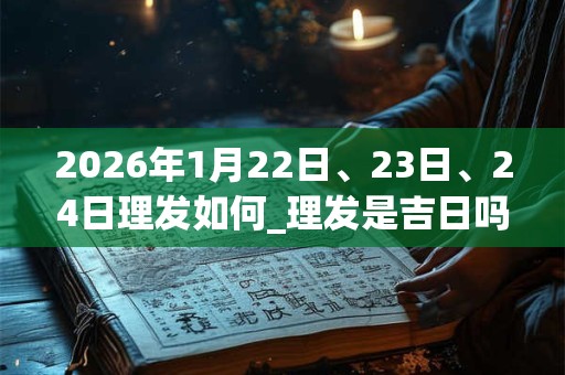 2026年1月22日、23日、24日理发如何_理发是吉日吗