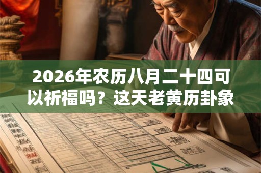 2026年农历八月二十四可以祈福吗?这天老黄历卦象如何? 2026年农历八月二十四可以祈福吗?这天老黄历卦象如何?