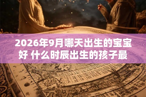 2026年9月哪天出生的宝宝好 什么时辰出生的孩子最好 2026年9月哪天出生的宝宝好 什么时辰出生的孩子最好