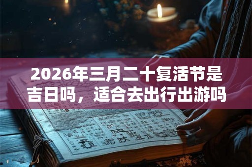 2026年三月二十复活节是吉日吗，适合去出行出游吗？