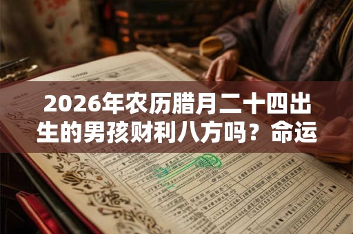 2026年农历腊月二十四出生的男孩财利八方吗？命运如何？