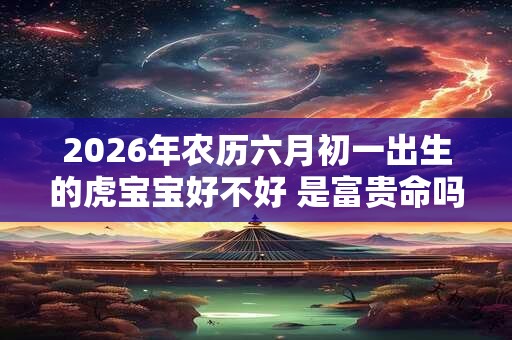 2026年农历六月初一出生的虎宝宝好不好 是富贵命吗 2026年农历六月初一出生的虎宝宝好不好 是富贵命吗
