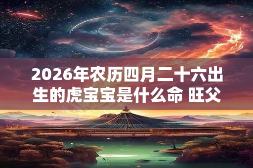 2026年农历四月二十六出生的虎宝宝是什么命 旺父母吗 2026年农历四月二十六出生的虎宝宝是什么命 旺父母吗
