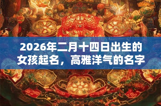 2026年二月十四日出生的女孩起名，高雅洋气的名字精选
