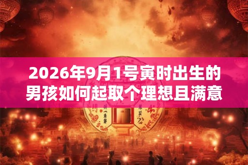 2026年9月1号寅时出生的男孩如何起取个理想且满意的名字 2026年9月1号寅时出生的男孩如何起取个理想且满意的名字