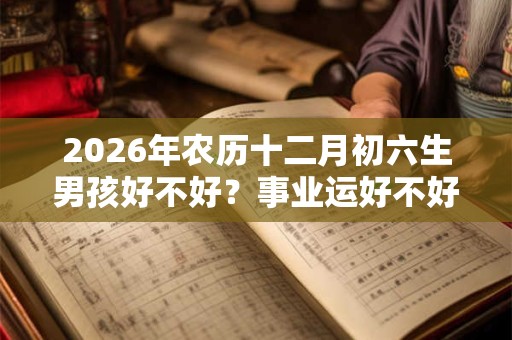 2026年农历十二月初六生男孩好不好?事业运好不好? 2026年农历十二月初六生男孩好不好?事业运好不好?