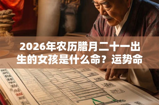 2026年农历腊月二十一出生的女孩是什么命？运势命运如何？