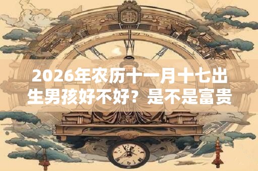 2026年农历十一月十七出生男孩好不好?是不是富贵命? 2026年农历十一月十七出生男孩好不好?是不是富贵命?