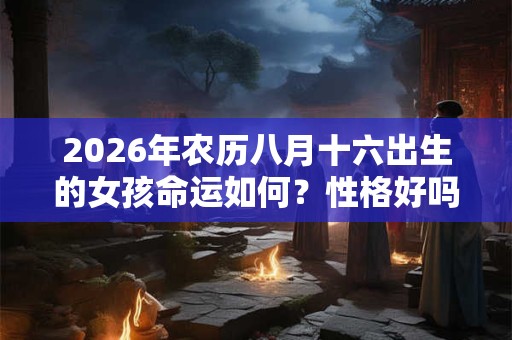 2026年农历八月十六出生的女孩命运如何？性格好吗？