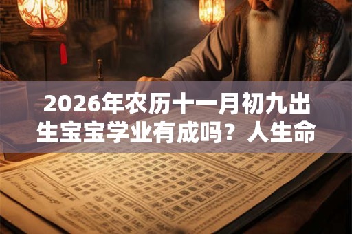 2026年农历十一月初九出生宝宝学业有成吗?人生命运如何? 2026年农历十一月初九出生宝宝学业有成吗?人生命运如何?