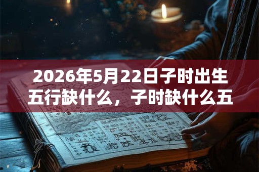 2026年5月22日子时出生五行缺什么,子时缺什么五行 2026年5月22日子时出生五行缺什么,子时缺什么五行