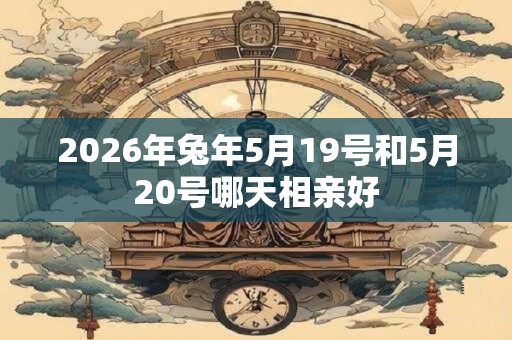 2026年兔年5月19号和5月20号哪天相亲好 2026年兔年5月19号和5月20号哪天相亲好