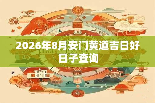 2026年8月安门黄道吉日好日子查询
