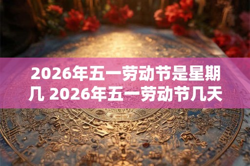 2026年五一劳动节是星期几 2026年五一劳动节几天三薪 2026年五一劳动节是星期几 2026年五一劳动节几天三薪
