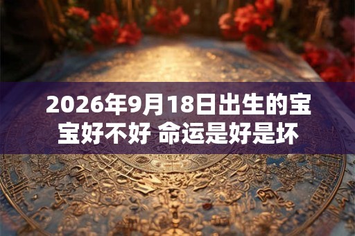 2026年9月18日出生的宝宝好不好 命运是好是坏 2026年9月18日出生的宝宝好不好 命运是好是坏