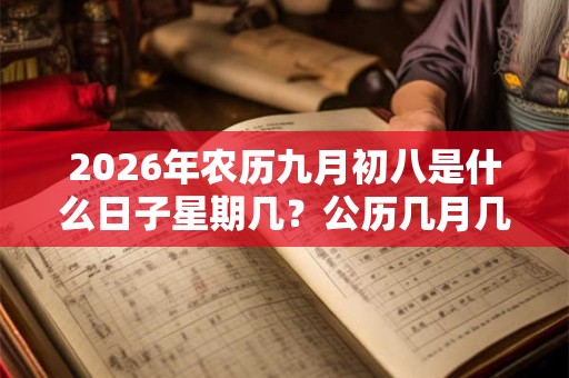 2026年农历九月初八是什么日子星期几？公历几月几号？