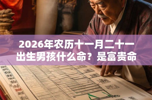 2026年农历十一月二十一出生男孩什么命？是富贵命吗？