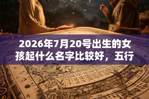 2026年7月20号出生的女孩起什么名字比较好，五行属什么