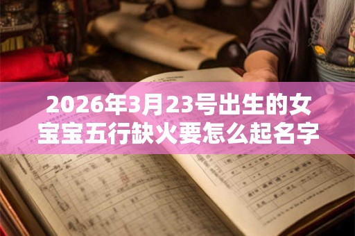 2026年3月23号出生的女宝宝五行缺火要怎么起名字