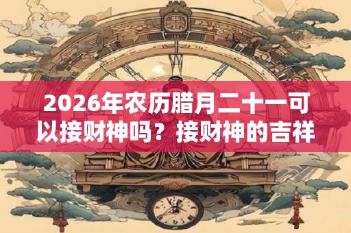 2026年农历腊月二十一可以接财神吗？接财神的吉祥话！