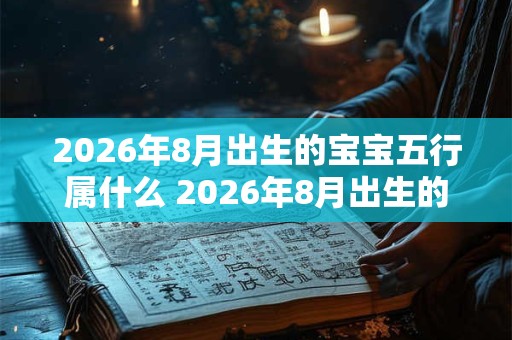 2026年8月出生的宝宝五行属什么 2026年8月出生的宝宝取名