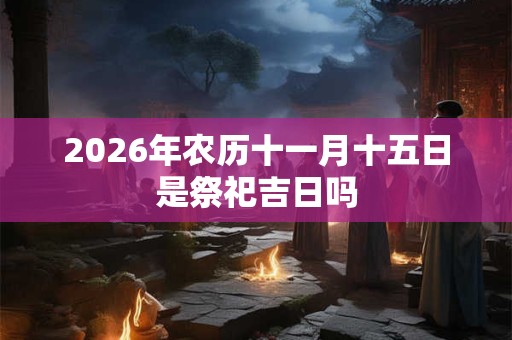 2026年农历十一月十五日是祭祀吉日吗