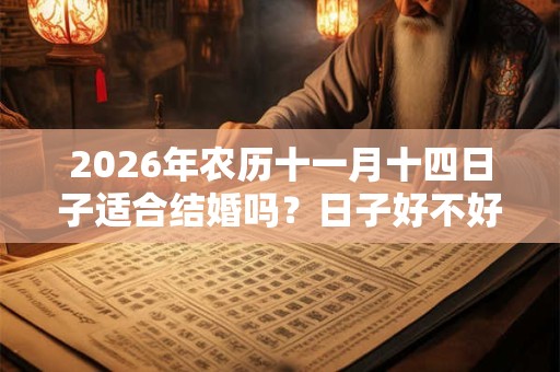 2026年农历十一月十四日子适合结婚吗？日子好不好？