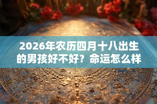 2026年农历四月十八出生的男孩好不好？命运怎么样？
