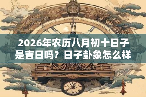 2026年农历八月初十日子是吉日吗？日子卦象怎么样？