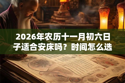 2026年农历十一月初六日子适合安床吗？时间怎么选？