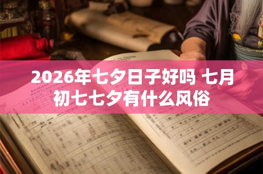 2026年七夕日子好吗 七月初七七夕有什么风俗 2026年七夕日子好吗 七月初七七夕有什么风俗