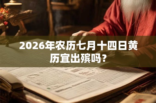 2026年农历七月十四日黄历宜出殡吗？