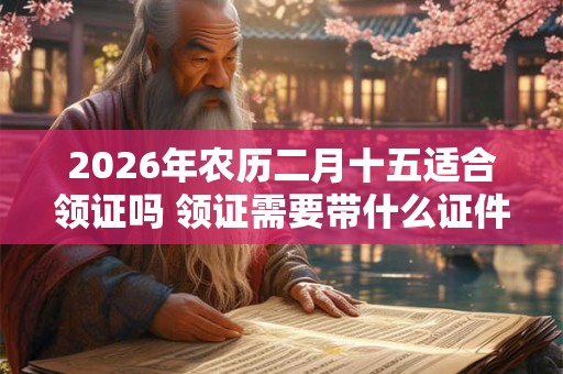 2026年农历二月十五适合领证吗 领证需要带什么证件 2026年农历二月十五适合领证吗 领证需要带什么证件