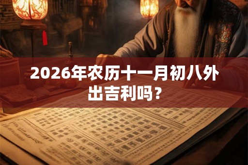 2026年农历十一月初八外出吉利吗? 2026年农历十一月初八外出吉利吗?