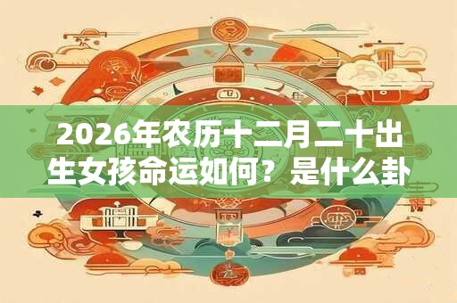 2026年农历十二月二十出生女孩命运如何?是什么卦象? 2026年农历十二月二十出生女孩命运如何?是什么卦象?