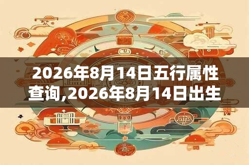 2026年8月14日五行属性查询,2026年8月14日出生五行属什么