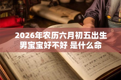 2026年农历六月初五出生男宝宝好不好 是什么命