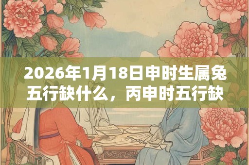 2026年1月18日申时生属兔五行缺什么,丙申时五行缺什么 2026年1月18日申时生属兔五行缺什么,丙申时五行缺什么
