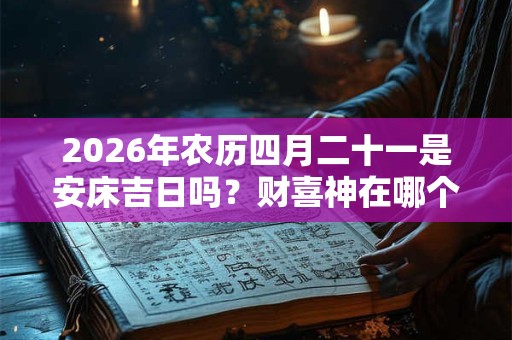 2026年农历四月二十一是安床吉日吗？财喜神在哪个位置？