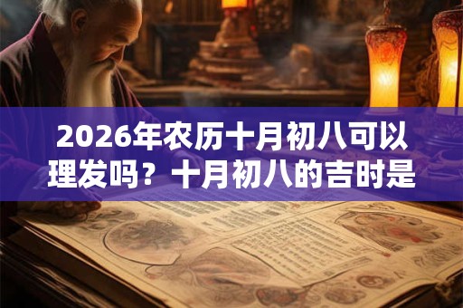 2026年农历十月初八可以理发吗？十月初八的吉时是几点？